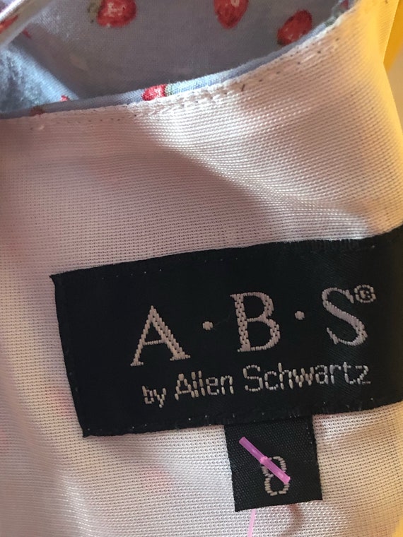 1990s-Y2K ALLEN B. SCHWARTZ A.B.S. Strawberry Str… - image 7