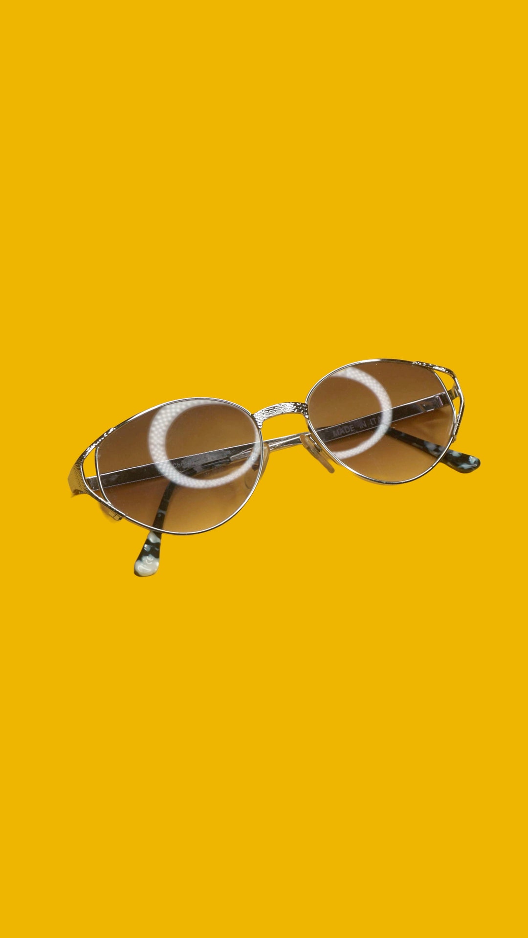 1980s CHRISTIAN DIOR. SUNGLASSES. Cat Eye Silver Metal Gradient Lenses Rare 80s Cat Eye CHRISTIAN DIOR Sunglasses Eyewear Silver  main image 3