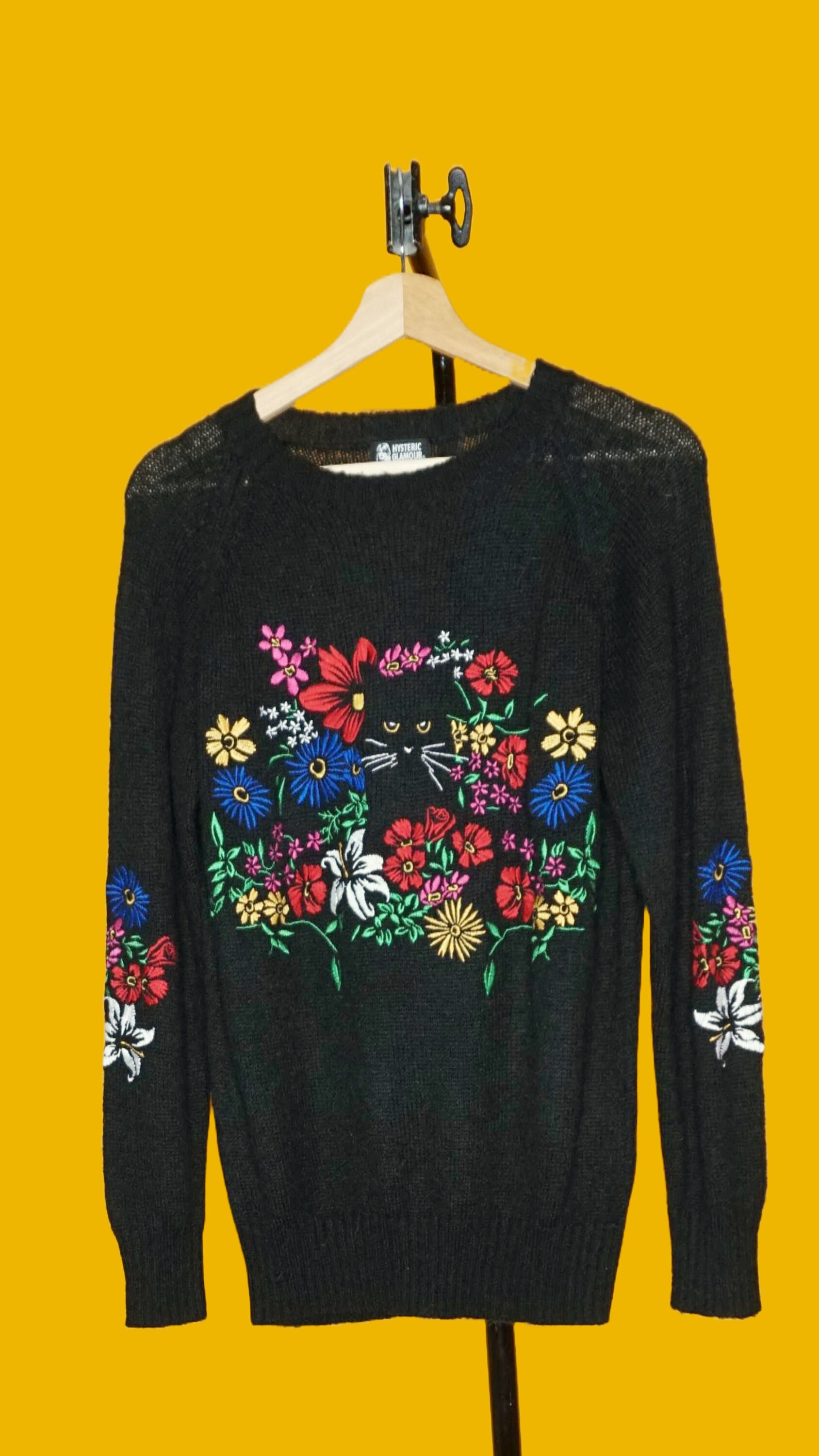 The Hooters Gilet (Black) | Whimsical Hand-Embroidered Vest