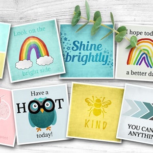 Kids Affirmation Cards, Printable Kindness Cards, Mindfulness Cards, Childrens Encouragement Cards, INSTANT DOWNLOAD, Lunchbox Love Notes,