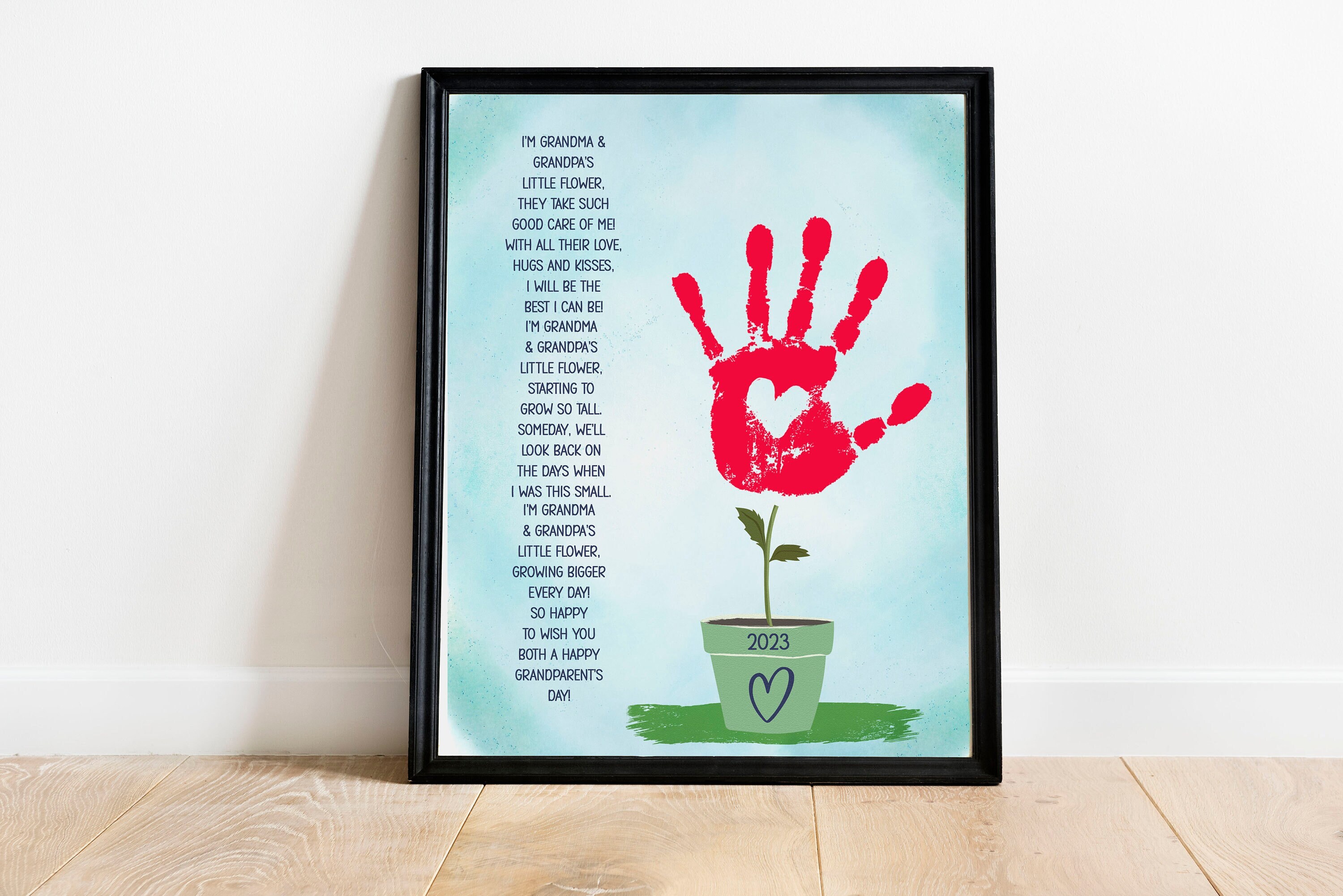 Handafdrukkunst grootouderdag: doe-het-zelfcadeau voor kinderen (digitale  download) - Etsy België, image size:3000x2002