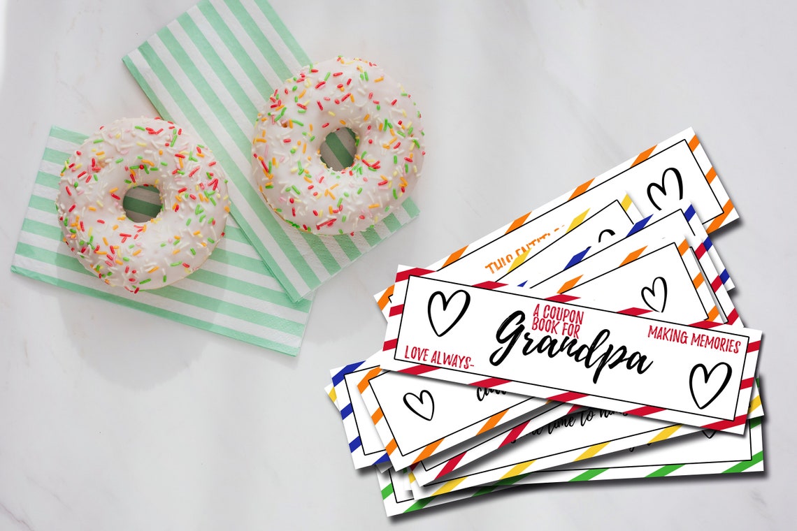 Printable Grandpa Coupons Grandpa Gifts From Grandchildren | Etsy Canada