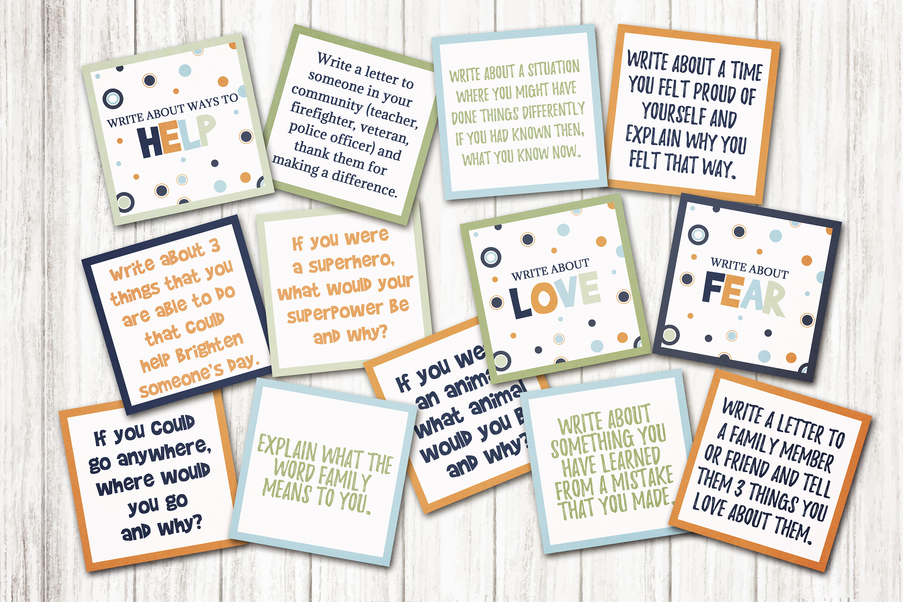 Kids Journal Prompts, Printable Writing Activities for Children ...