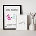 Printable Handprint Craft, Best Grandpa Hands Down, Birthday Gift for ...