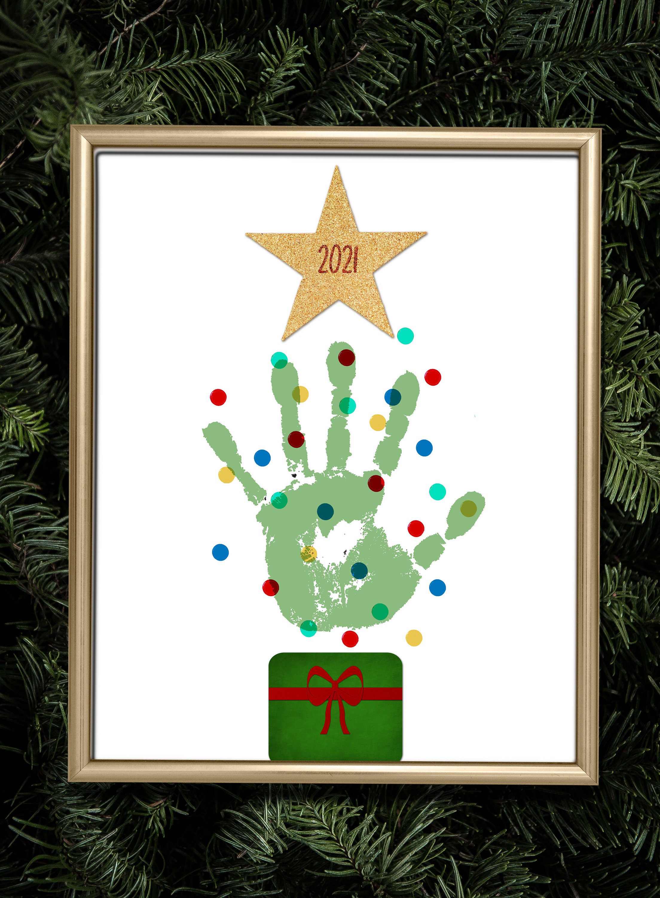 Printable Handprint Art Christmas Craft for Kids Christmas Etsy Printable Handprint Art Christmas Craft for Kids Christmas Etsy