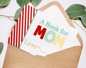 Printable book for Mom from daughter, Personalized Birthday gift for Mom from son, Unique Mother's Day Present Mommy, DIY Kids Activity Book