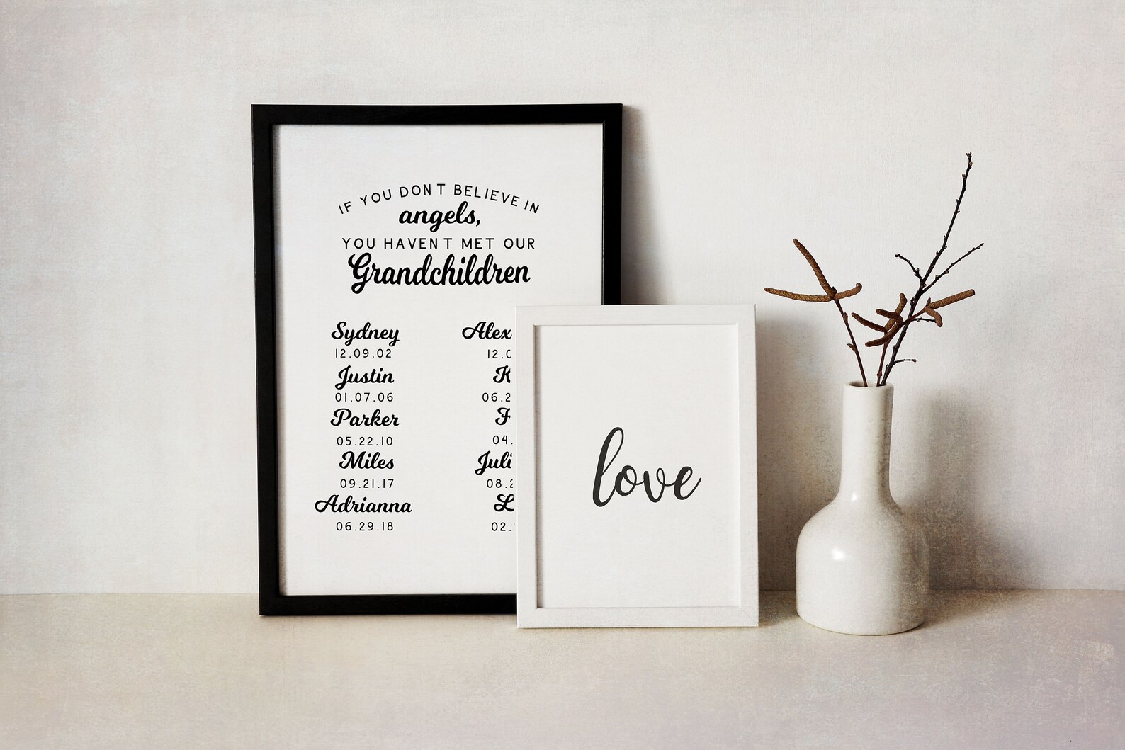 Personalized Grandparent Gifts for Christmas from