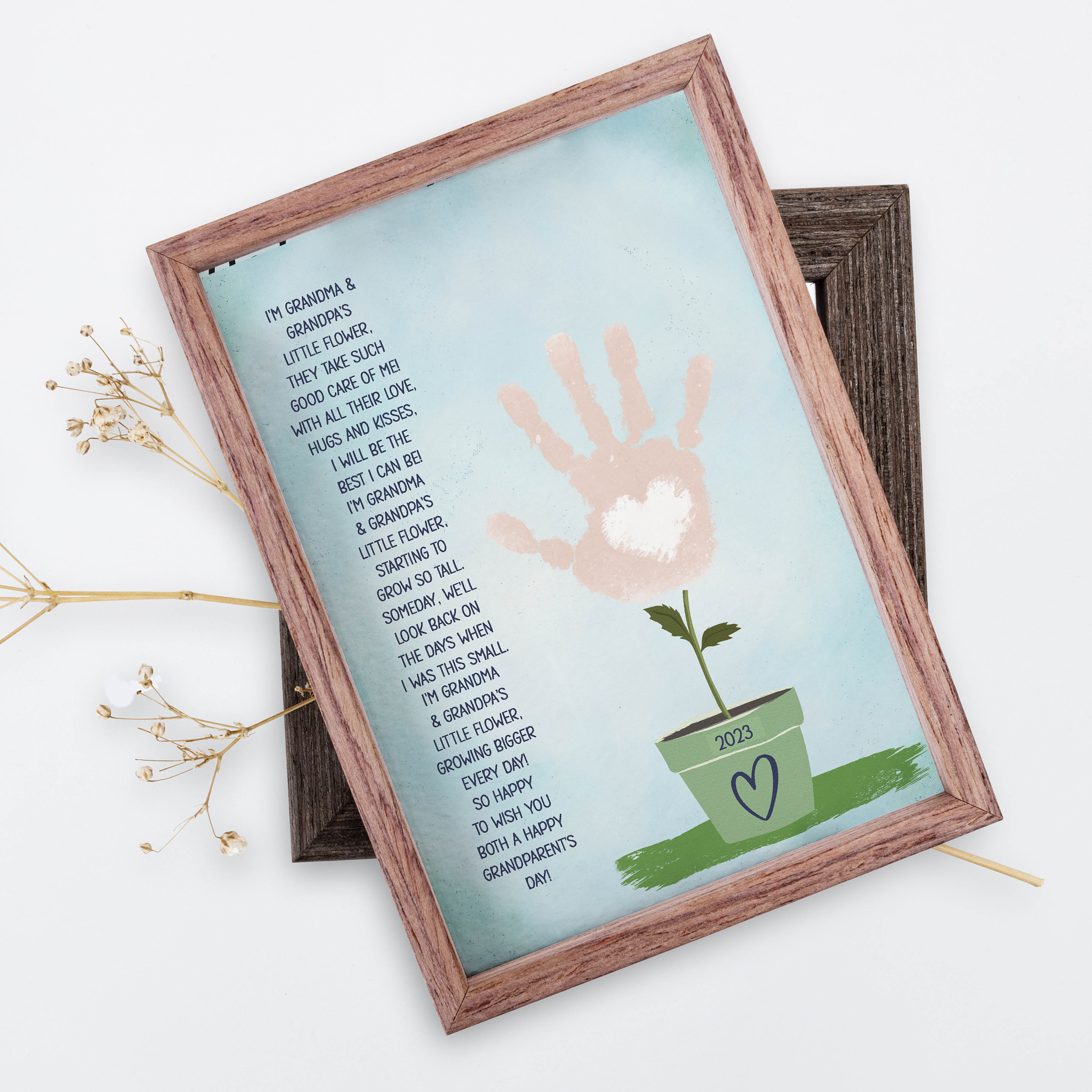 Handafdrukkunst grootouderdag: doe-het-zelfcadeau voor kinderen (digitale  download) - Etsy België, image size:3000x3000