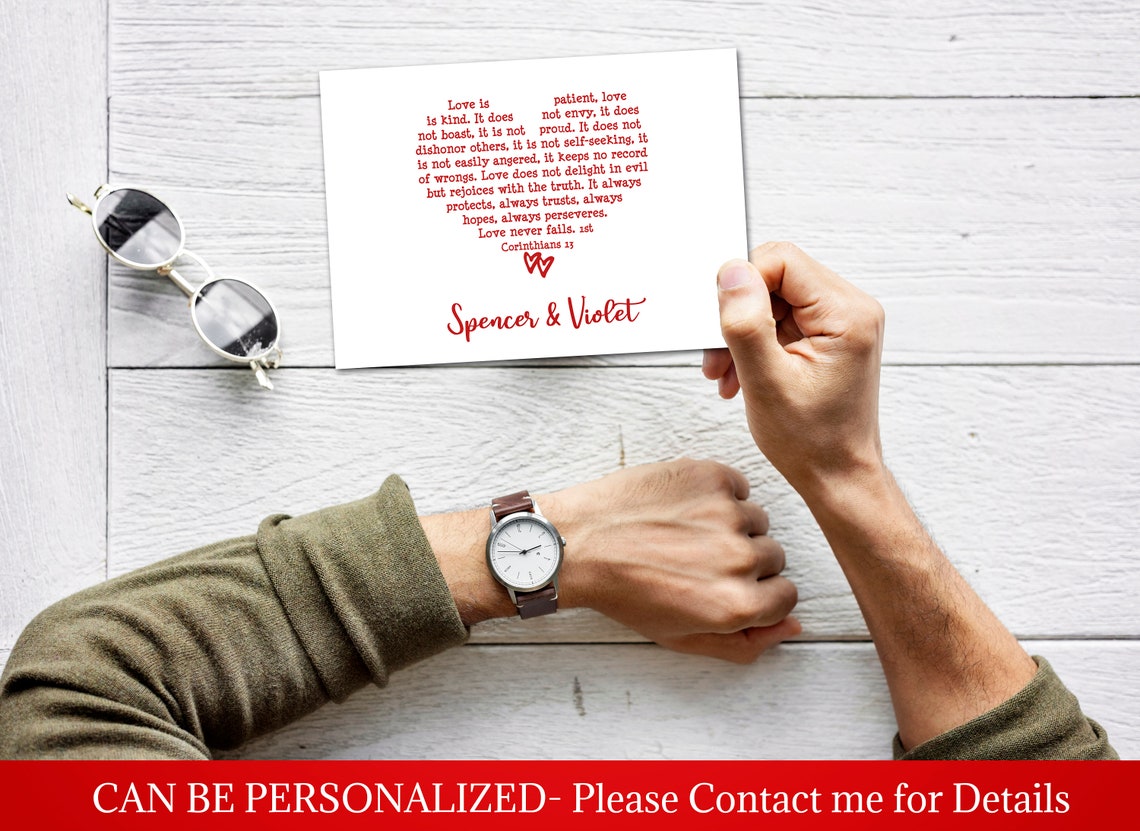 Love is Patient Card Printable Anniversary Cards From | Etsy