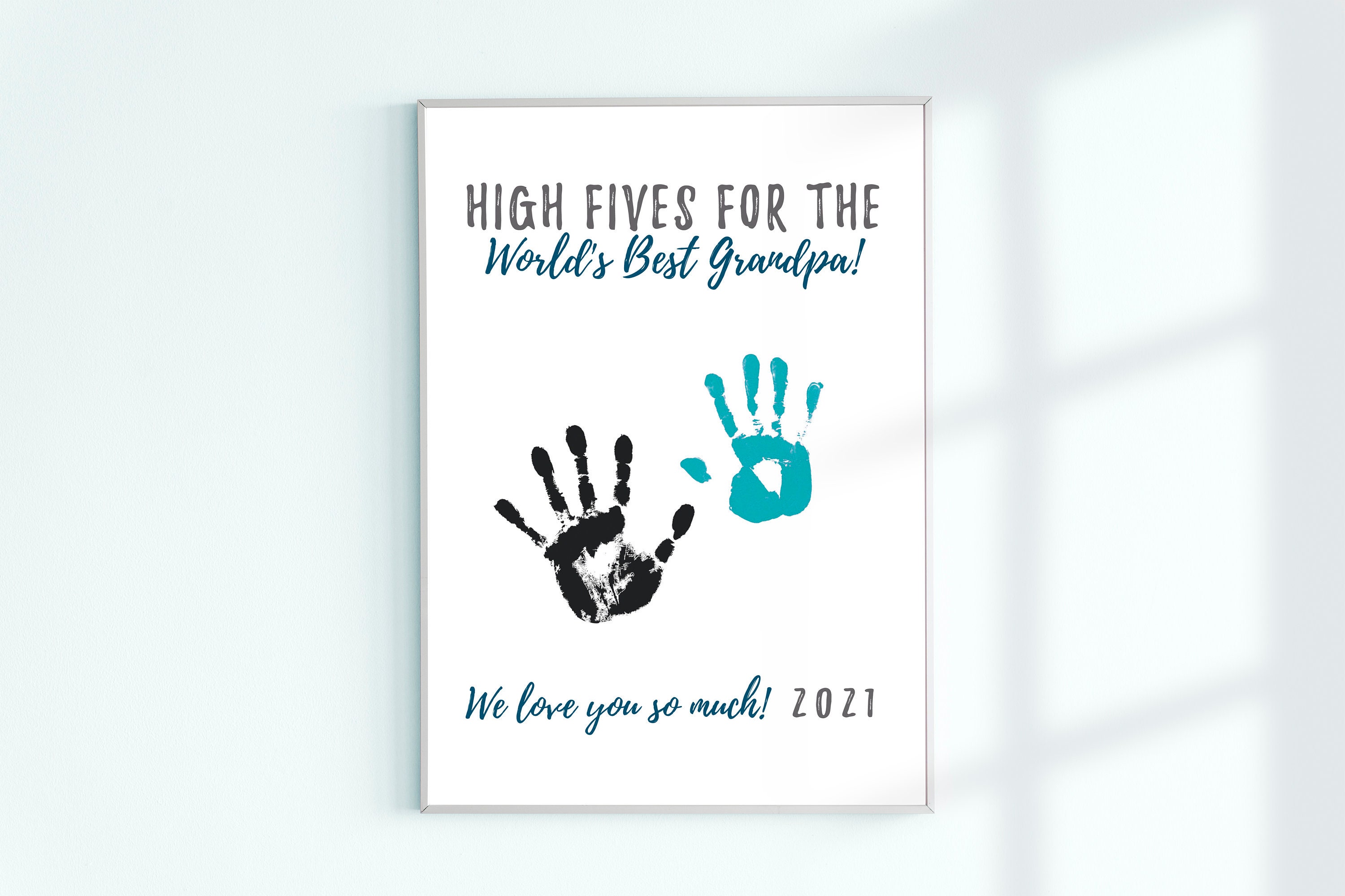 Download Handprint Keepsake Father S Day Gifts For Grandpa From Etsy