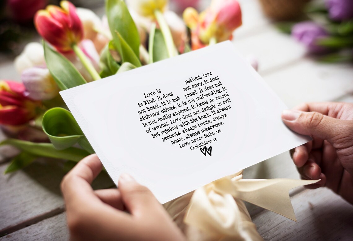Love is Patient Card Printable Anniversary Cards From | Etsy