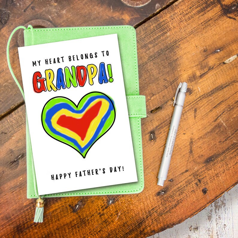Download Printable Father's Day Card for Grandpa from Grandson or ...