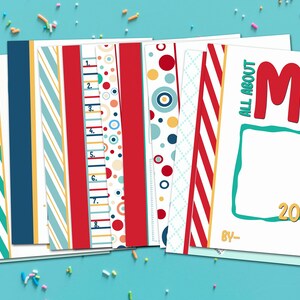 Printable All About Me Book Instant Download DIY Craft Kit - Etsy