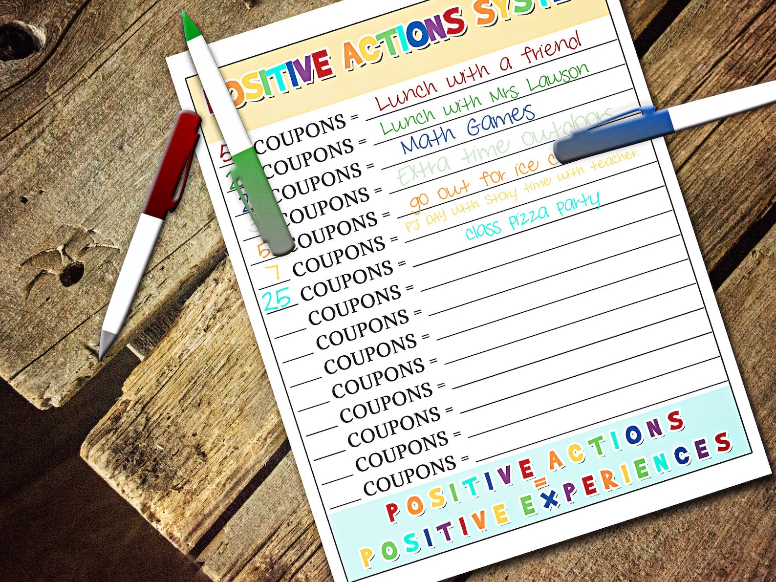 You Were Caught Cards, Student Kindness Cards From Teachers, Printable ...