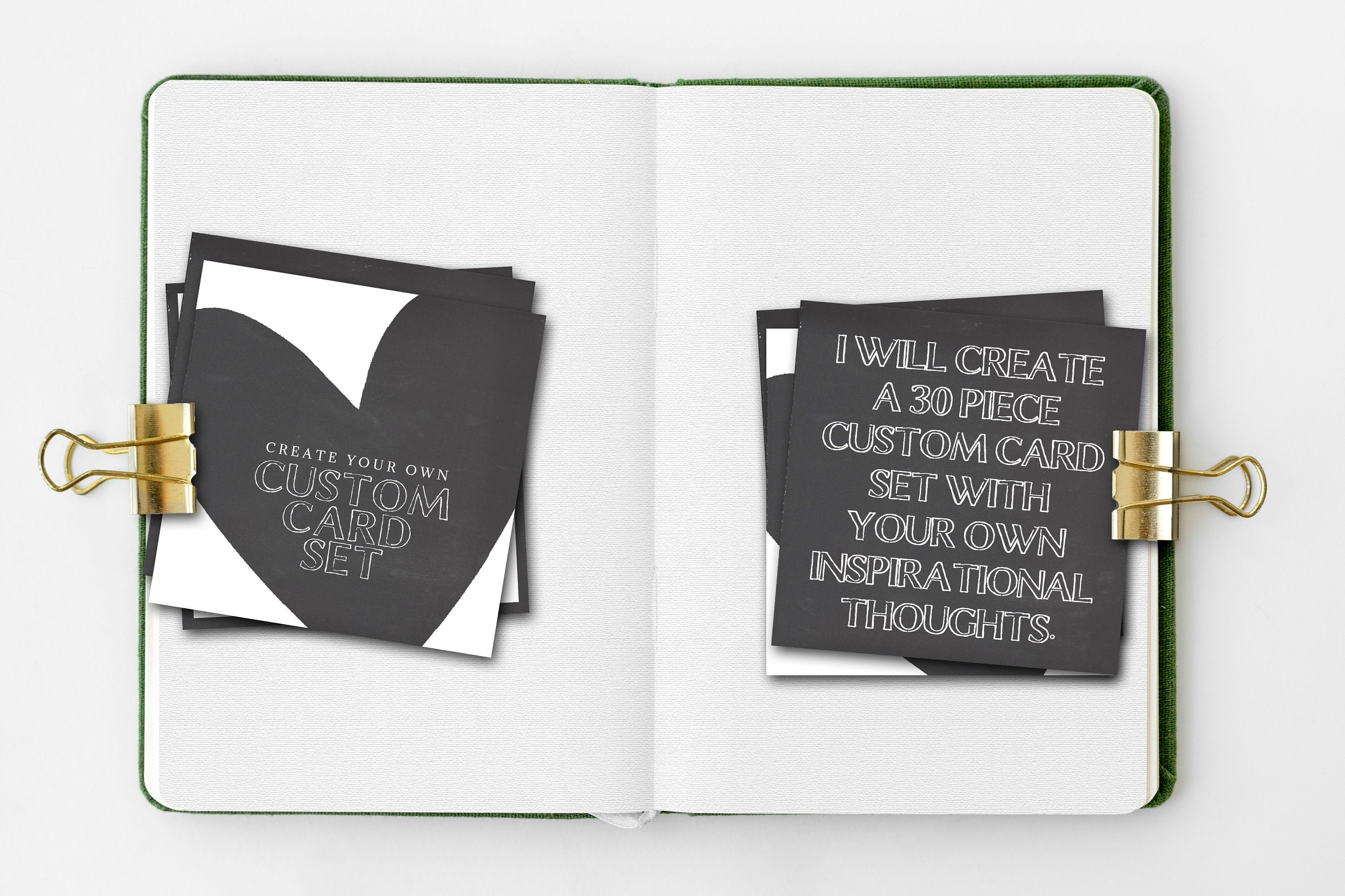 Custom Caption Card Custom Inspirational Quote Cards, Positive Affirmation Cards, Vision ...