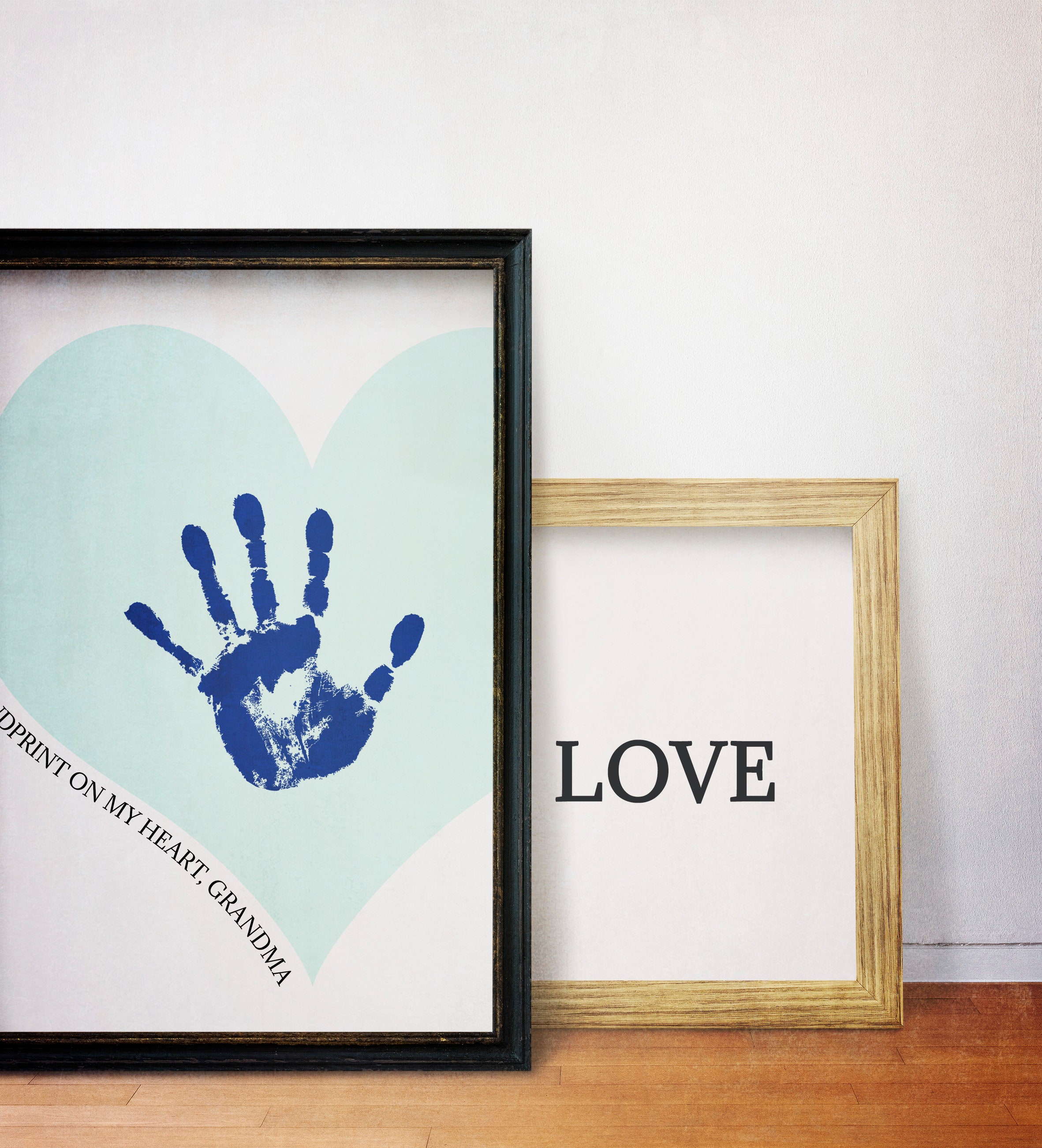 Handprint Card Grandma Birthday Gifts Kids Printables Etsy