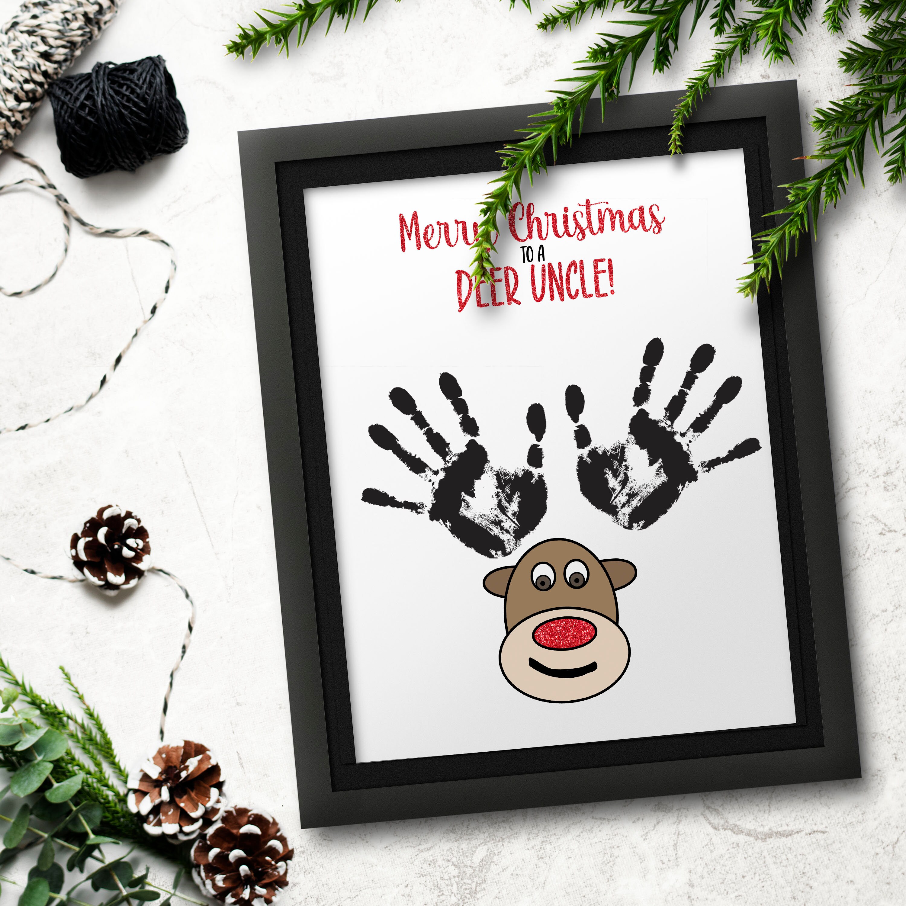 DIY Christmas Crafts for Kids Christmas Gift for Uncle from | Etsy