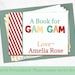 Printable Grandma Book Personalized Birthday Gift for Grandma - Etsy