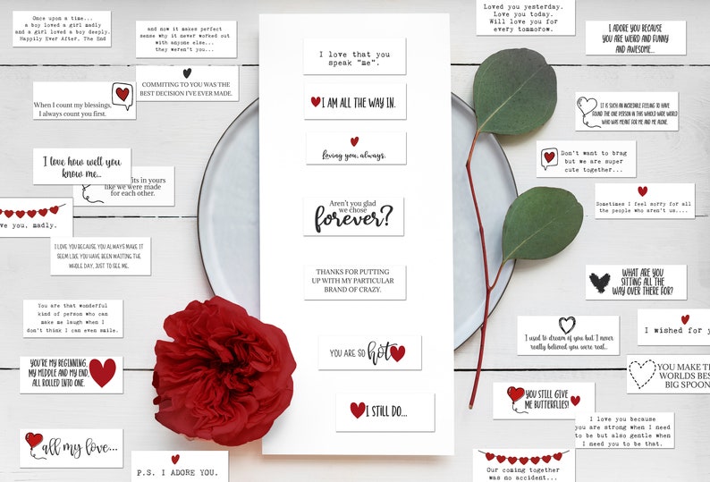 Little Love Notes, Reasons I Love You Mini Cards Husband, Boyfriend ...