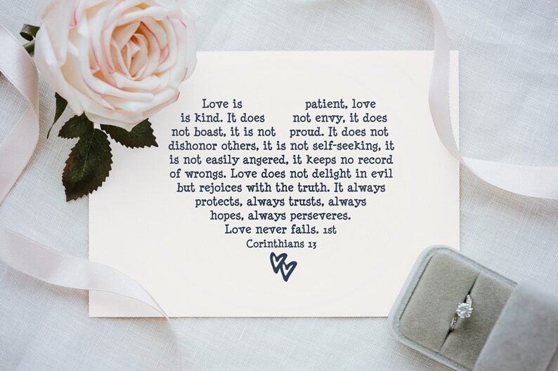 Love is Patient Card Printable Anniversary Cards From | Etsy