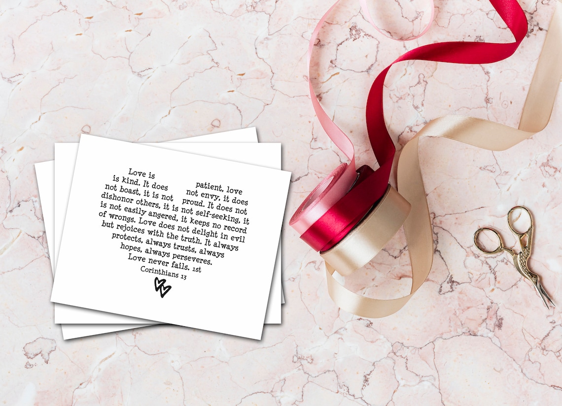 Love is Patient Card Printable Anniversary Cards From | Etsy