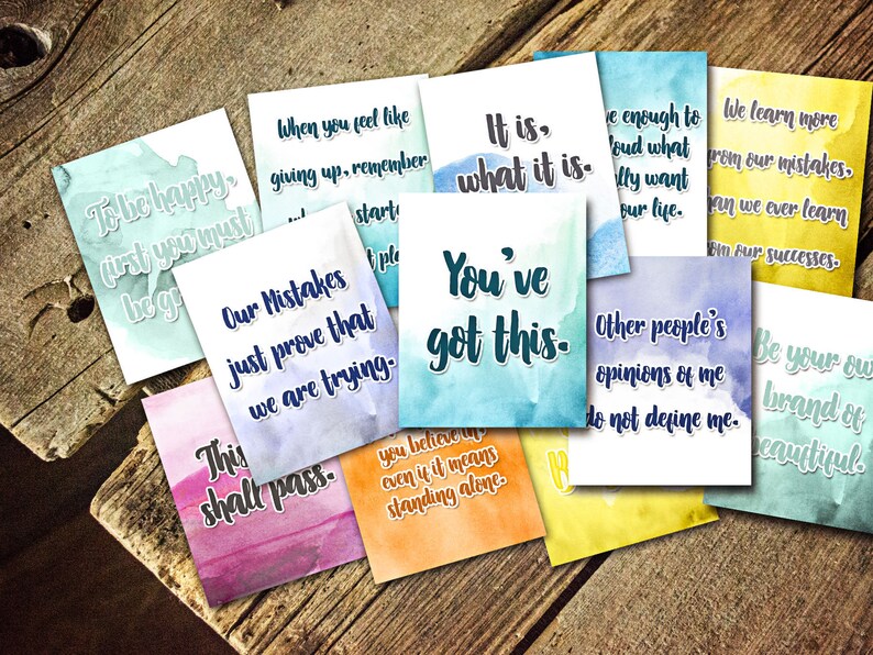 Printable Positive Affirmation Cards for Women Inspirational Etsy Canada Printable Positive Affirmation Cards for Women Inspirational Etsy Canada
