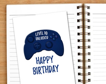 Twizler Biglietto Di Auguri 10° Compleanno Per Ragazzi – Design Gaming Sleepover, Formato 15,5 Cm, Con Busta Rossa, Stampato In UK - 3