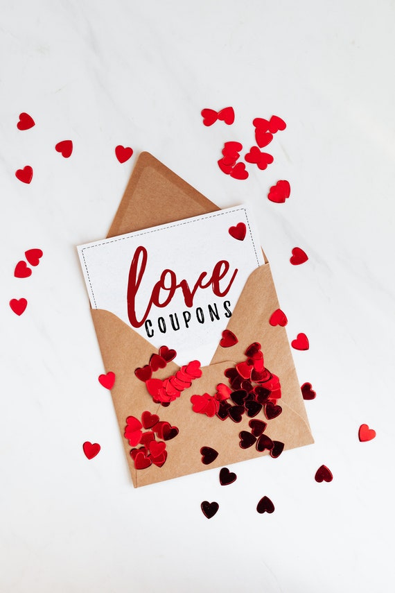 Printable Love Coupons for him Anniversary Gift to Husband | Etsy