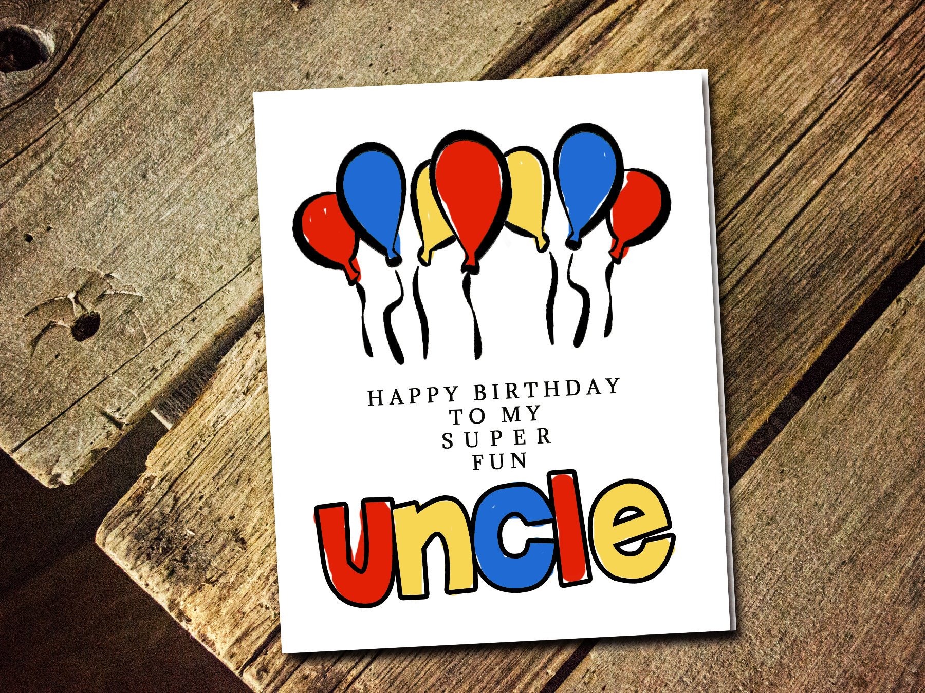 Happy Birthday Uncle Coloring Card Printable Birthday vrogue.co