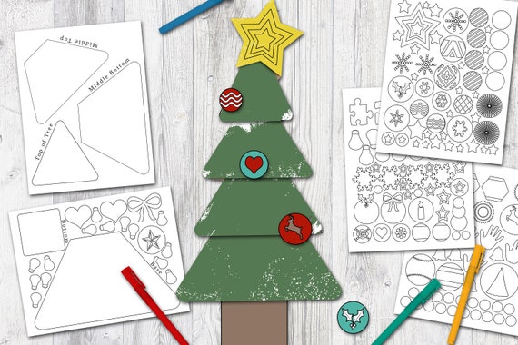 Printable Christmas Crafts for Kids, Stocking Template