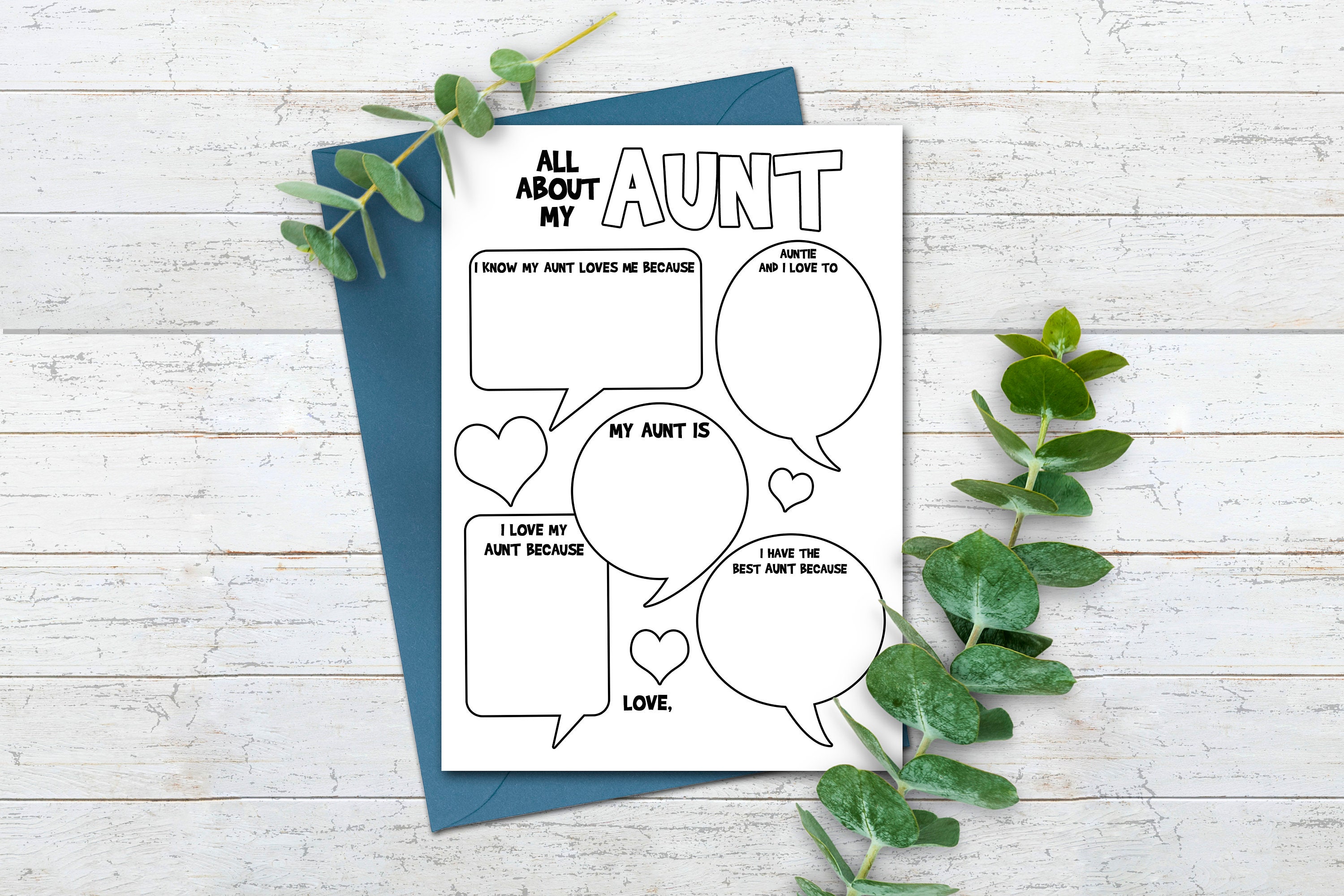 Stuff4 Divertente biglietto di compleanno zia da nipote con scritta in lingua inglese Happy Birthday Auntie No Gift – Biglietto di compleanno regalo di compleanno 145mm