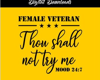 Download Woman Veteran Svg Etsy