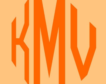 Octagon Monogram Octagon Monogram Font Octagon Monogram Alphabet Octagon SVG File CDR AI Eps Dxf Pdf Png Cricut Silhouette SureCutsAlot