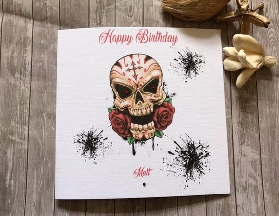 Personnalisé 30th carte d/'anniversaire garçon homme ami fils père neveu frère cousin