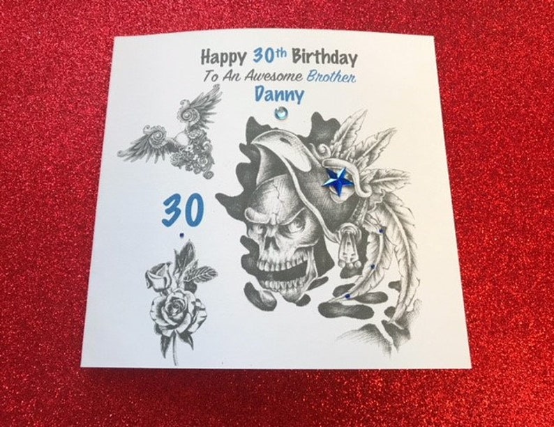 Personnalise Age 40 40th Joyeux Anniversaire Carte De Vœux Personnalisee Pour Garcon Papa Frere Maison Cartes De Voeux Papeterie