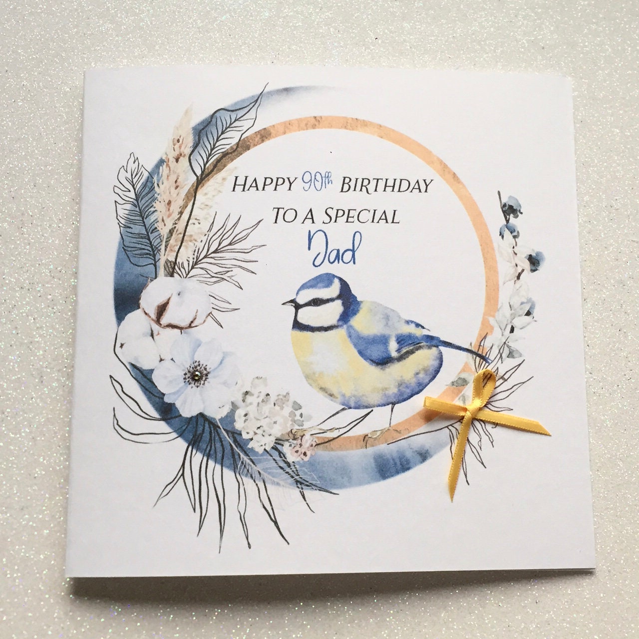 Happy Birthday Bird Card Handmade Personalised, Son,brother