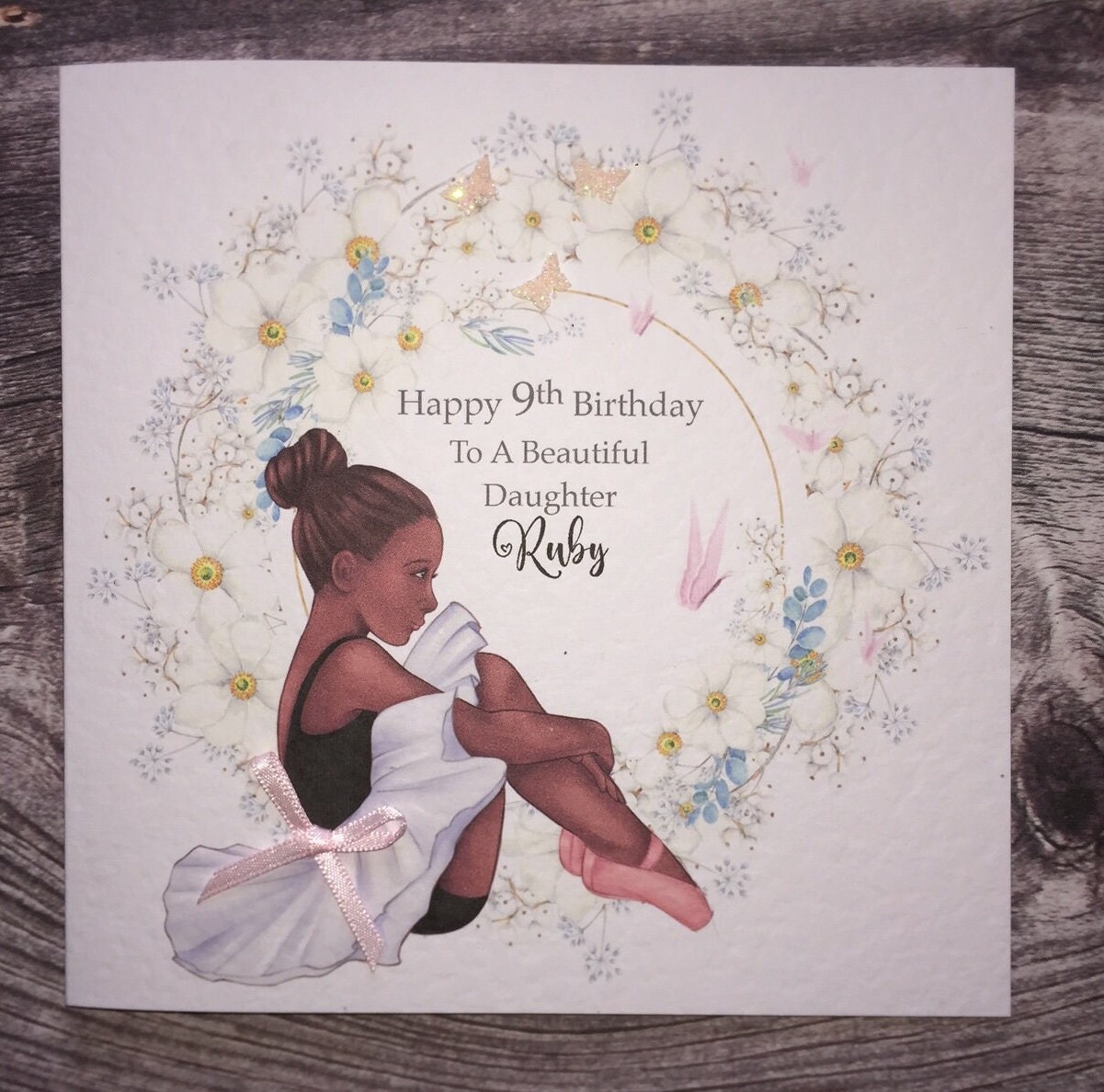 A5 Birthday Card Dark Hair Design A5 Birthday Card For Granddaughter – Especially For My Granddaughter, Dark Hair Design Birthday Cards For Granddaughter - Foto 5