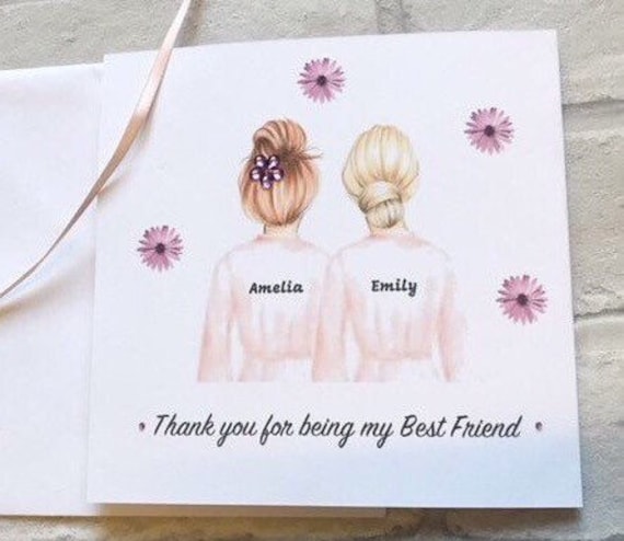 Best Friend Card Etsy