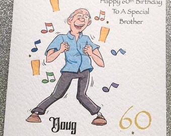 Personalised Darts Birthday Card – 18th, 21st For Son, Grandson, Nephew, Brother, Friend