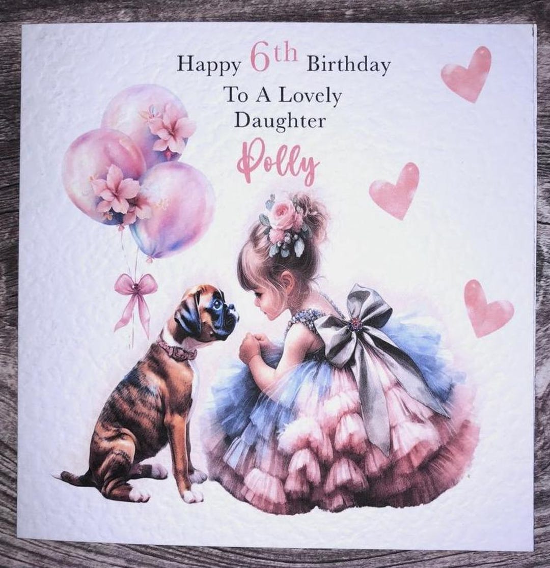 Personalised Rainbow Any Age Birthday Card For Granddaughter | Her
