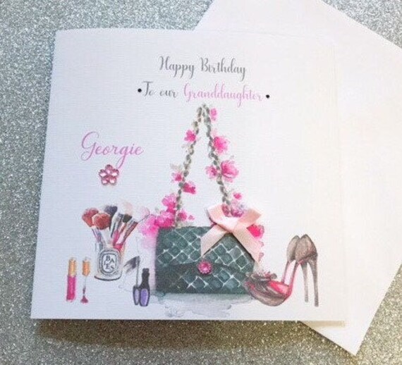 Happy Birthday Card Female Make Up Friend Mum Daughter Etsy Happy Birthday Card Female Make Up Friend Mum Daughter Etsy