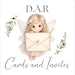 D.A.R personalised cards and Invites