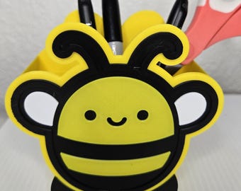 Bumble Bee Pen and Pencil Holder | Desk Organizer