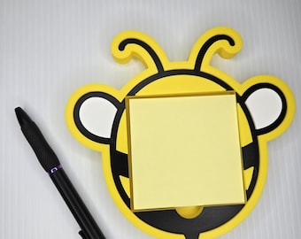 Bumble Bee Sticky Note Pad Holder | Desk Organizer