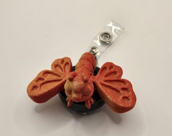 Articulating Butterfly Badge Reel ID Holder