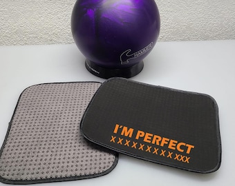 Funny Bowling Shammy Pad Perfect 300 Game Microfiber Bowling League Accessories Bowler Gift
