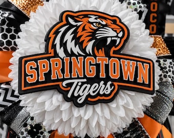 Custom Mascot Homecoming Mum Add On | 3D Printed School Logo Trinket | Personalized School Colors HOCO Mum & Garter Accessory