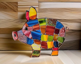 STAINED GLASS PATTERN - Sherry Fain - Piggy Piggy