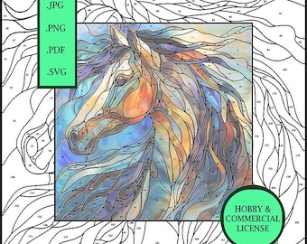 Stained Glass Pattern - Sherry Fain - "Whisper"