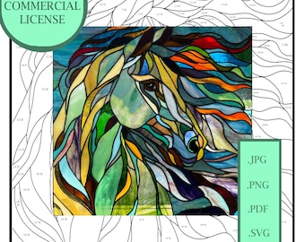 STAINED GLASS PATTERN - Sherry Fain - "First Light"